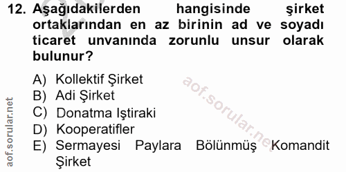 Soru 12