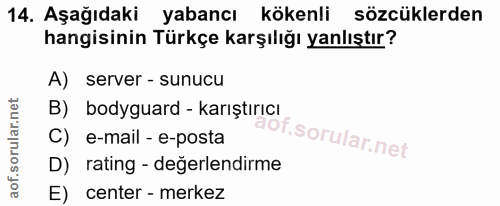 Soru 14