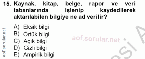 Soru 15
