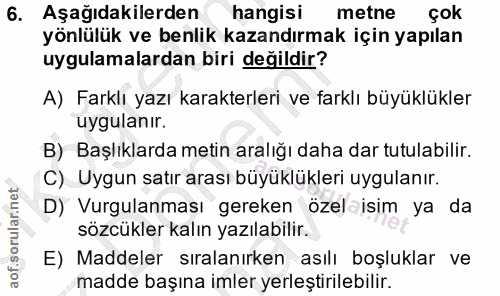 Soru 6
