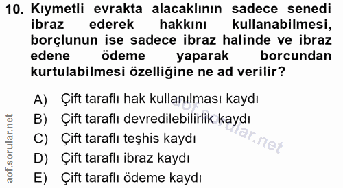 Soru 10