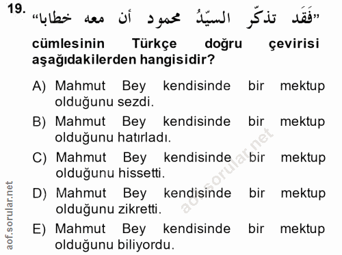 Soru 19
