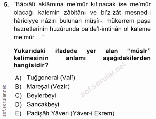 Soru 5