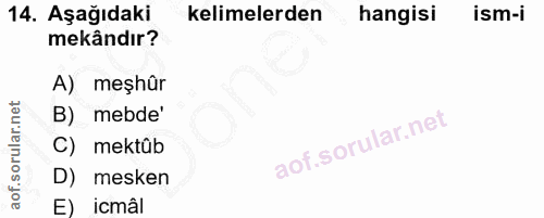 Soru 14