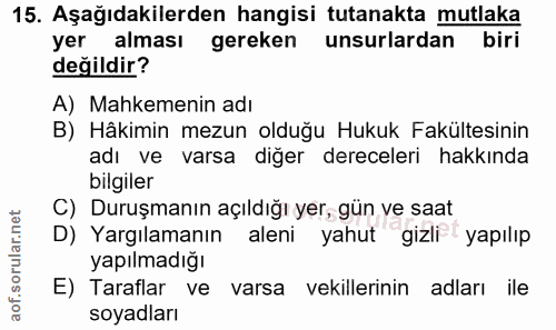 Soru 15
