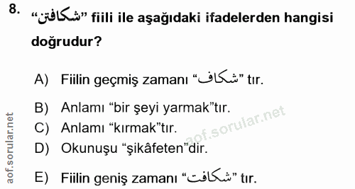Soru 8