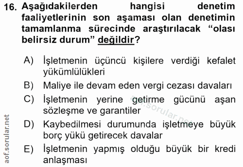 Soru 16