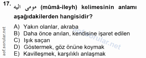 Soru 17