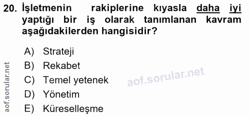 Soru 20