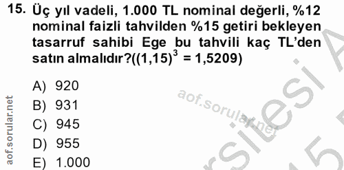 Soru 15