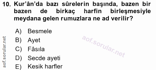Soru 10