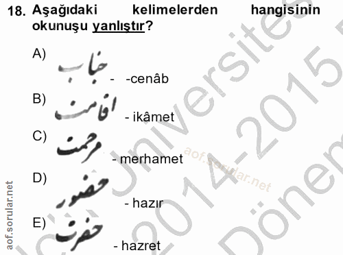 Soru 18
