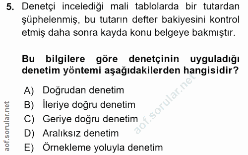Soru 5