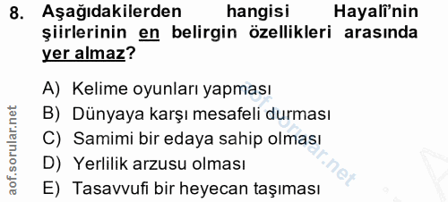 Soru 8