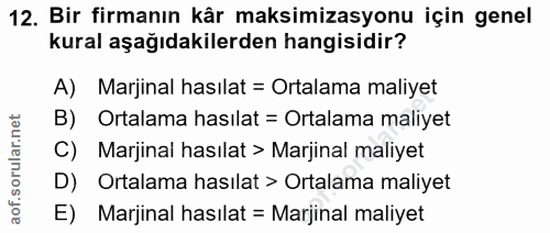 Soru 12