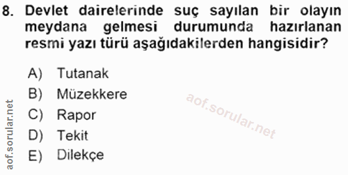 Soru 8