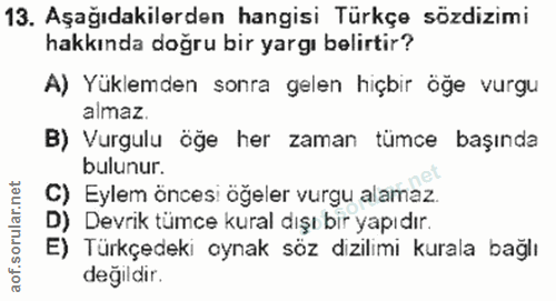 Soru 13