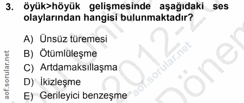 Soru 3