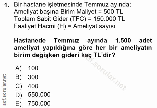 Soru 1