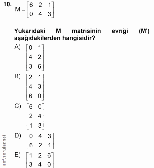 Soru 10