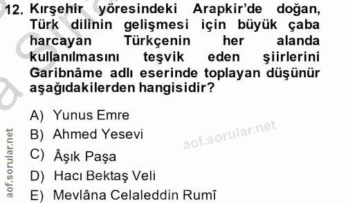 Soru 12