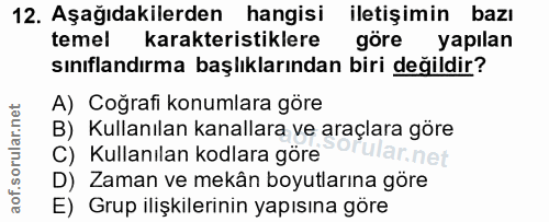 Soru 12