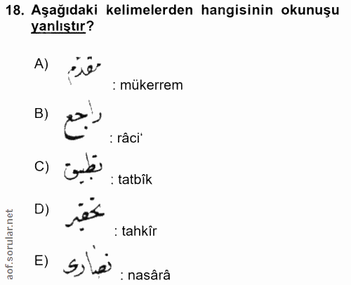 Soru 18