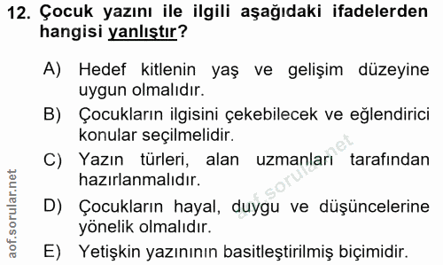Soru 12
