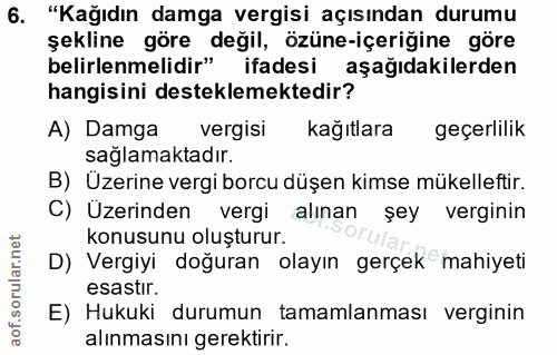 Soru 6