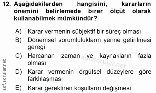 Soru 12