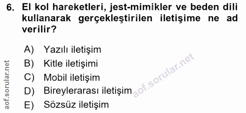 Soru 6