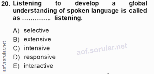 Soru 20