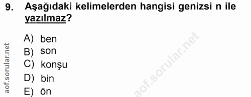 Soru 9