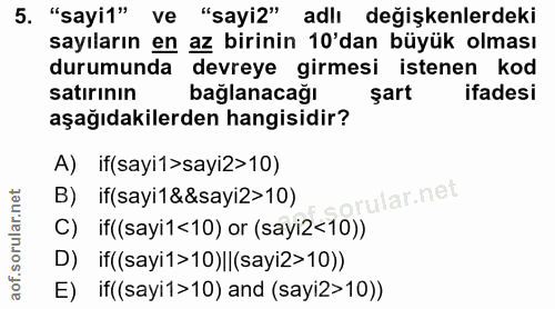 Soru 5