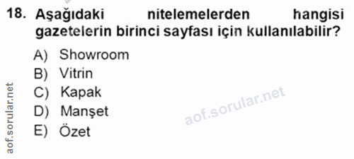 Soru 18
