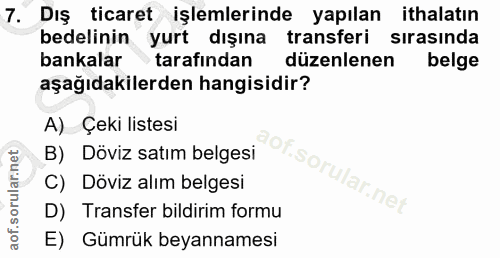 Soru 7