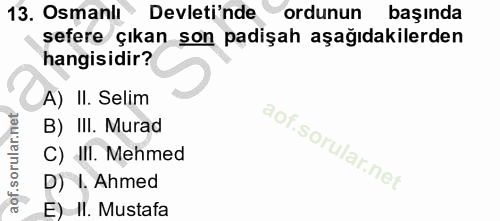Soru 13