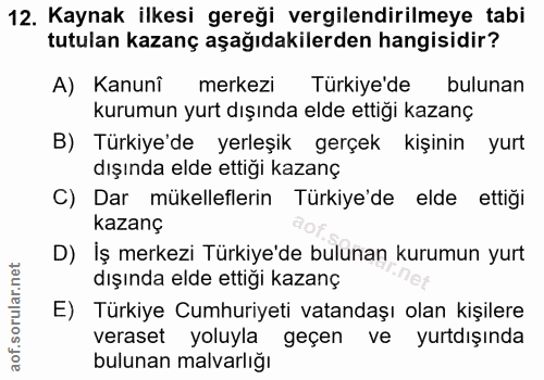 Soru 12