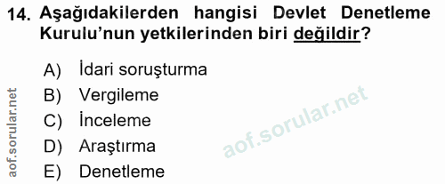 Soru 14