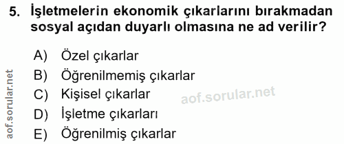 Soru 5