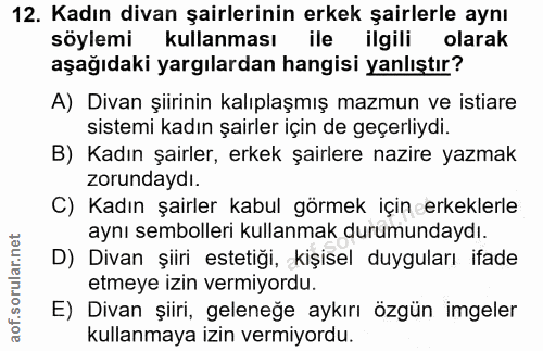 Soru 12