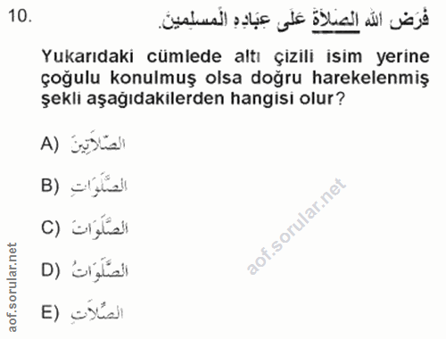 Soru 10