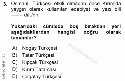 Soru 3