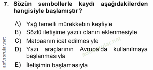 Soru 7