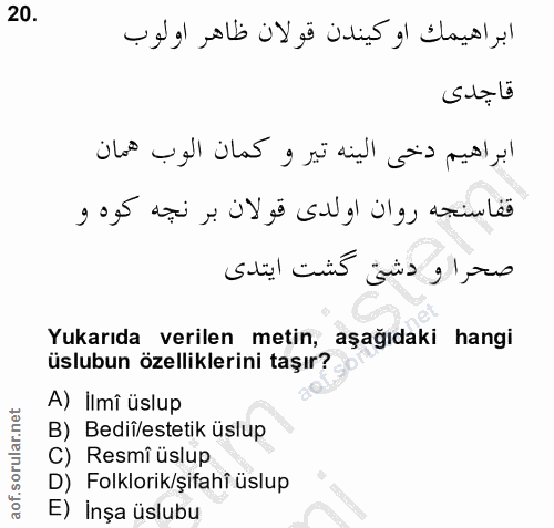 Soru 20