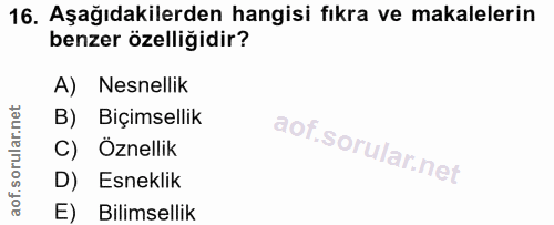 Soru 16