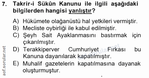 Soru 7