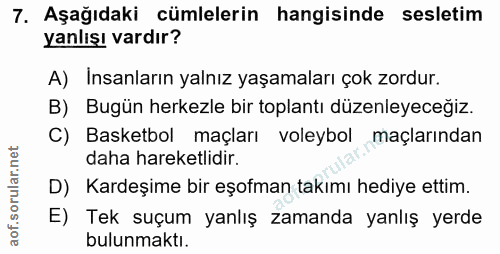 Soru 7