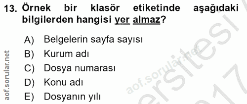 Soru 13