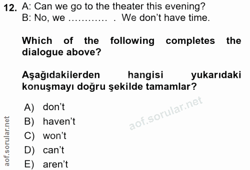 Soru 12